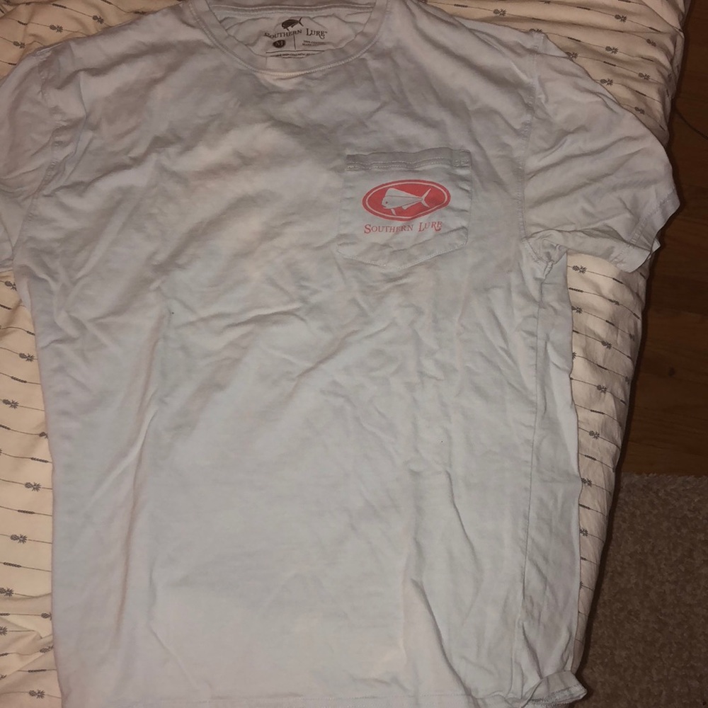 Blue southern lure shirt